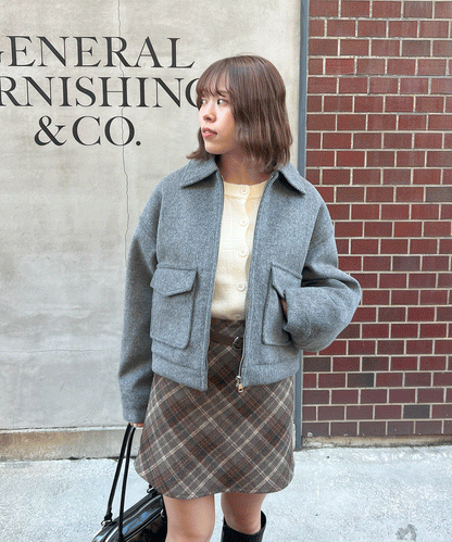 【Official限定価格】ブラッシュドブルゾン