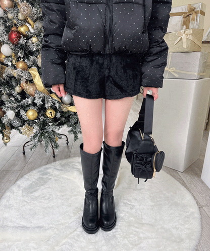 シャギーショートパンツ