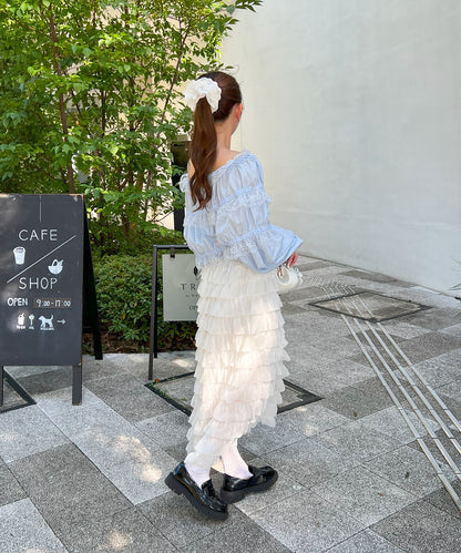 【Official限定販売】2WAYレースブラウス