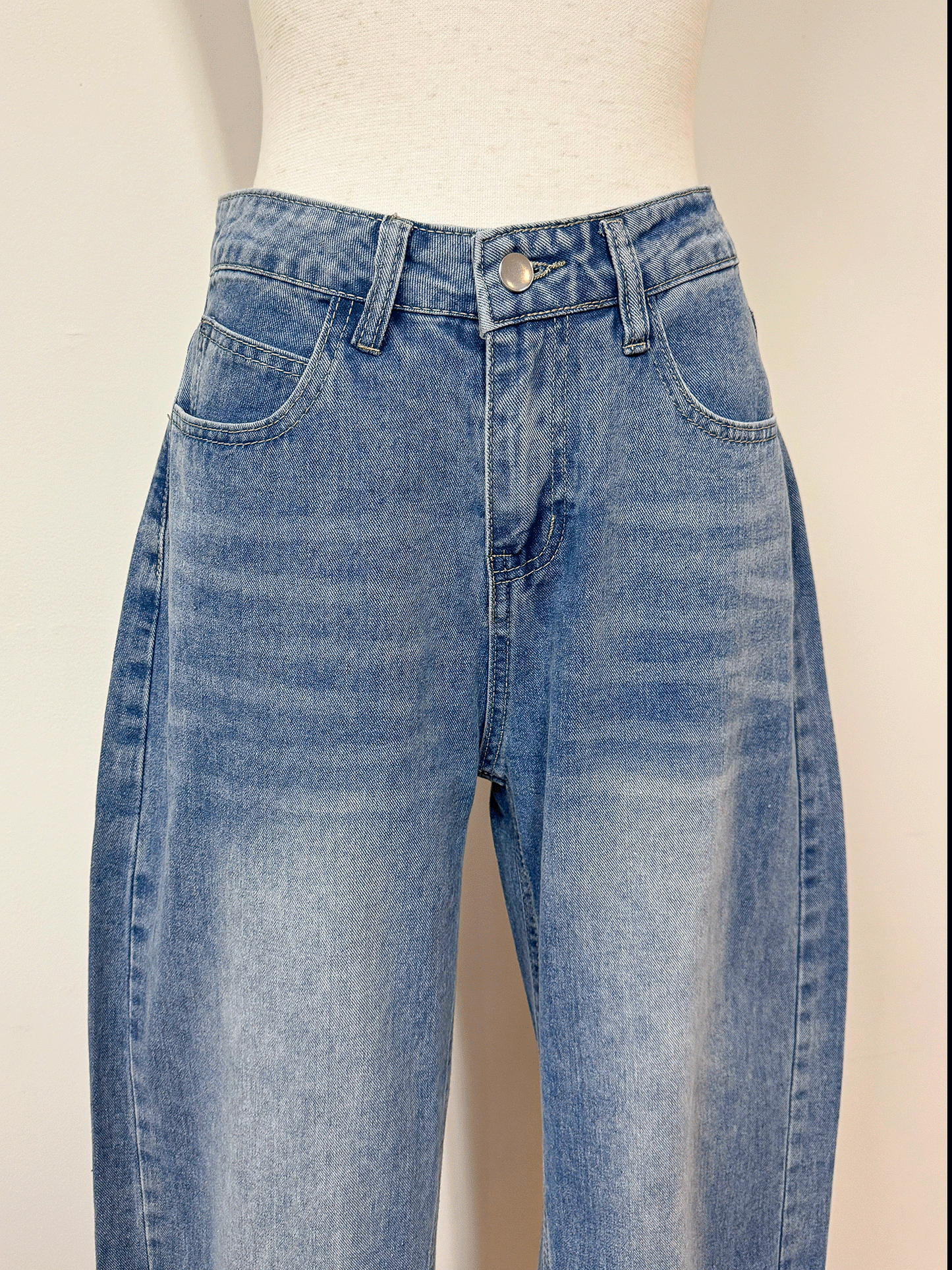 【Official限定価格】バッグラインストーンデニムパンツ