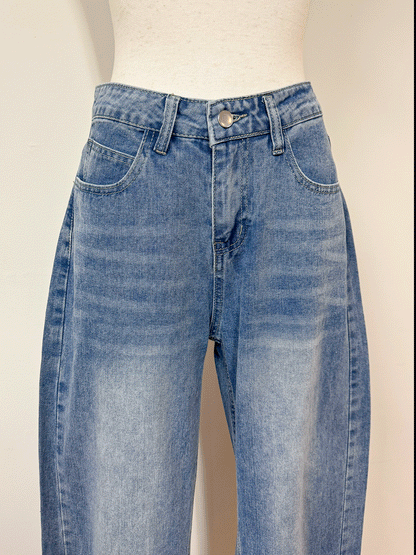 【Official限定価格】バッグラインストーンデニムパンツ
