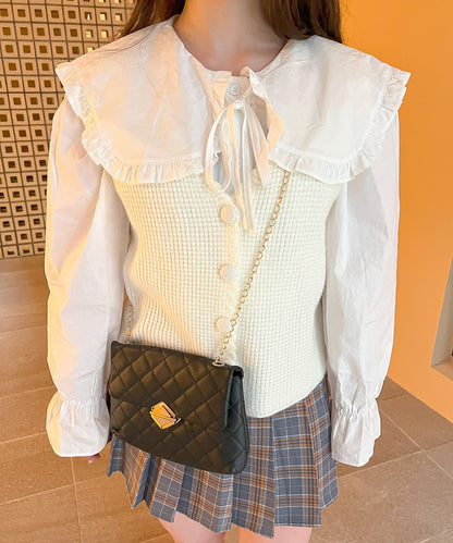 【OFFICIAL限定販売】ニットベスト×ブラウスSET