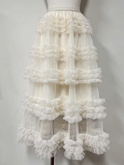 【Official限定価格】ボリュームチュールロングスカート
