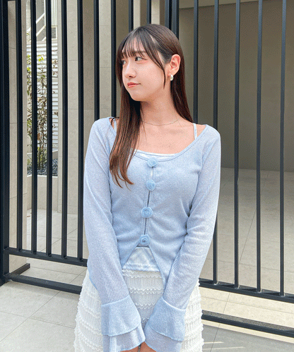 【Official限定販売】ローズカッティングトップス