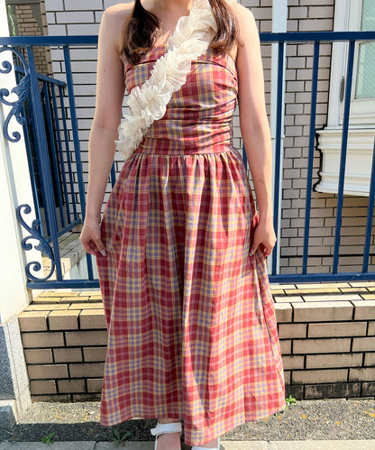 【Official限定販売】ベアチェックワンピース
