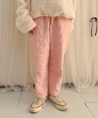 【Official限定販売】ハートキルティングパンツ