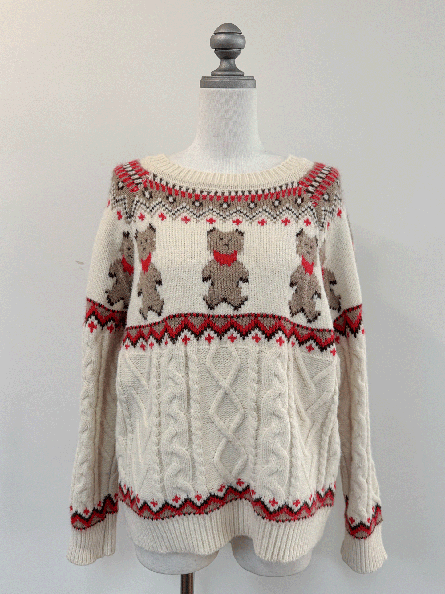 【Official限定】アニマルジャガードニット