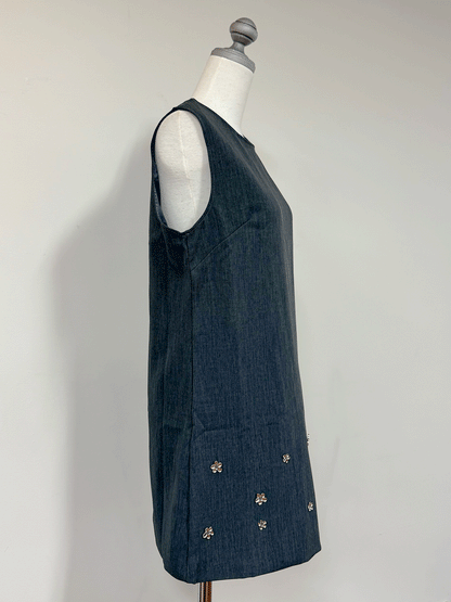 【Official限定】フラワーノースリーブワンピース