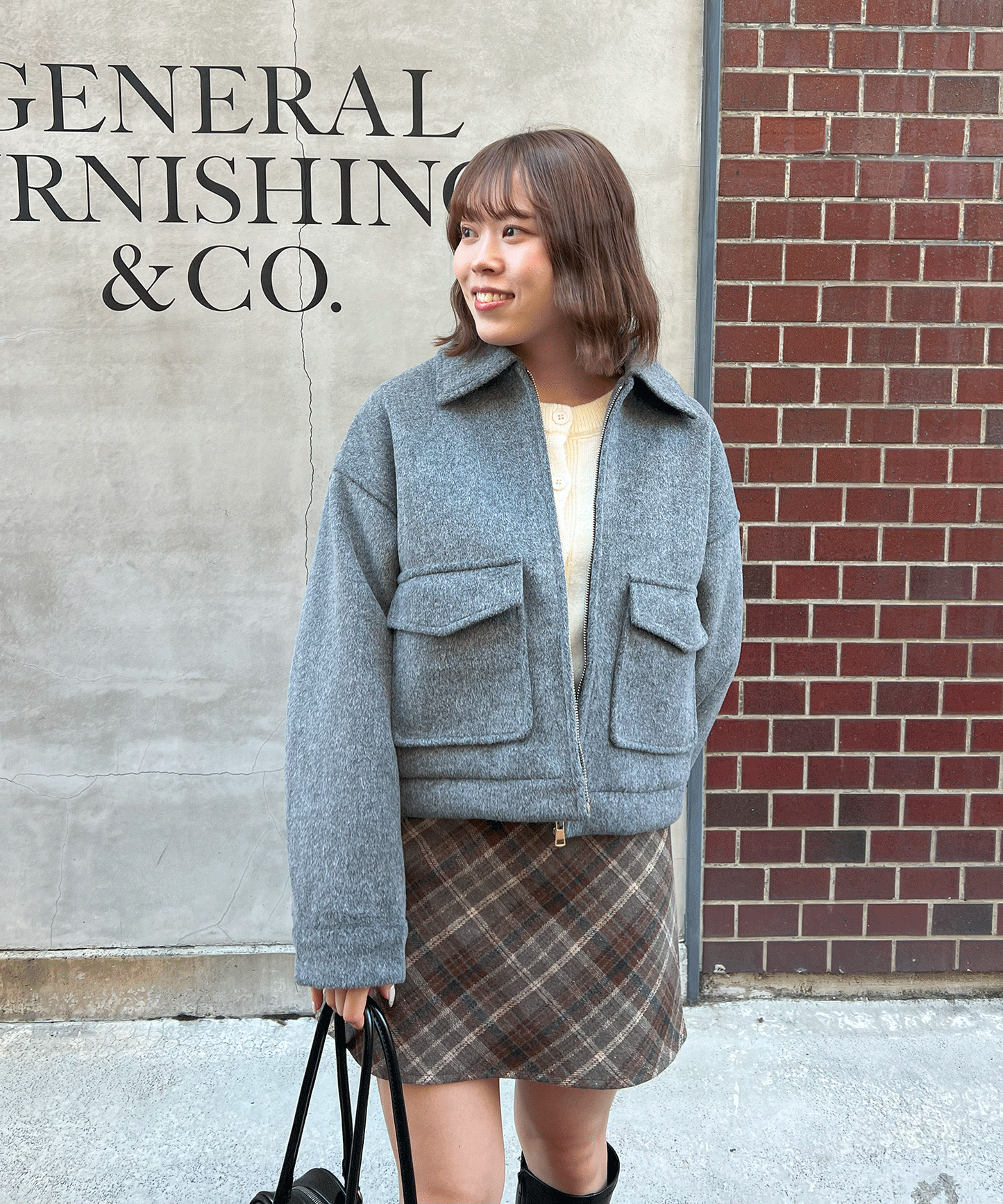 【Official限定価格】ブラッシュドブルゾン