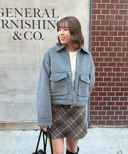 【Official限定価格】ブラッシュドブルゾン