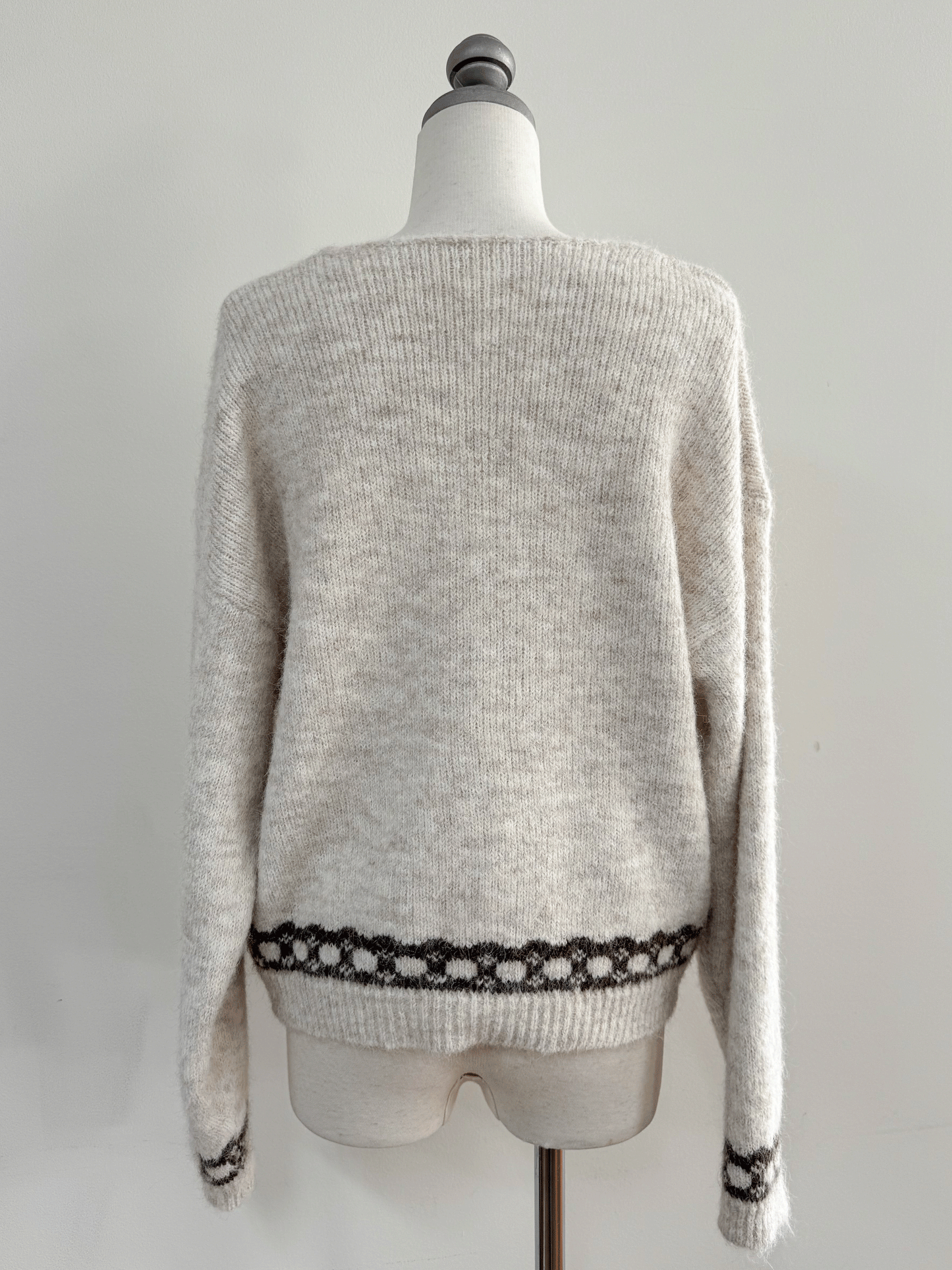 【Official限定価格】リボンショール付きニット