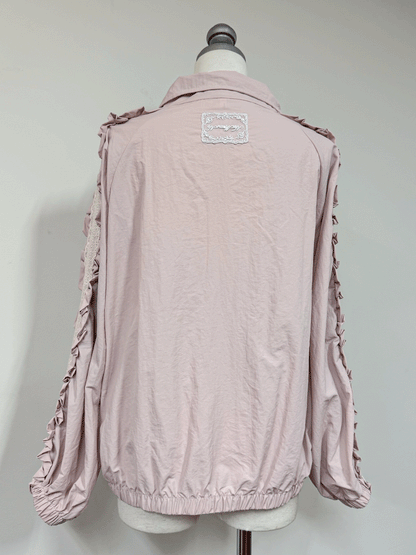 【Official限定価格】レースフリルブルゾン