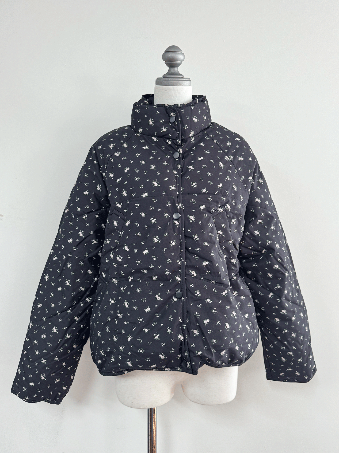 小花柄ブルゾン