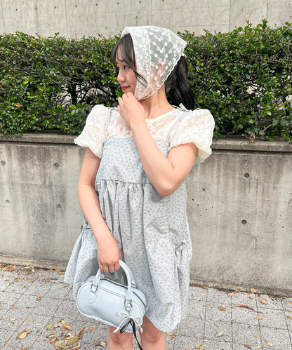 小花柄キャミチュニック