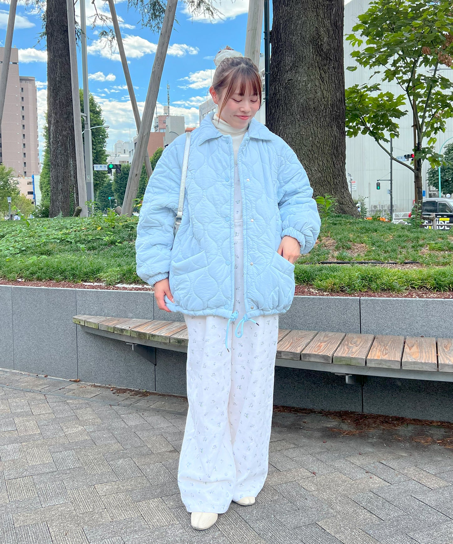 裏地ボア中綿ジャケット