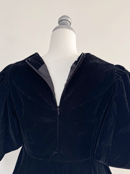 【Official限定】バルーンベロアワンピース