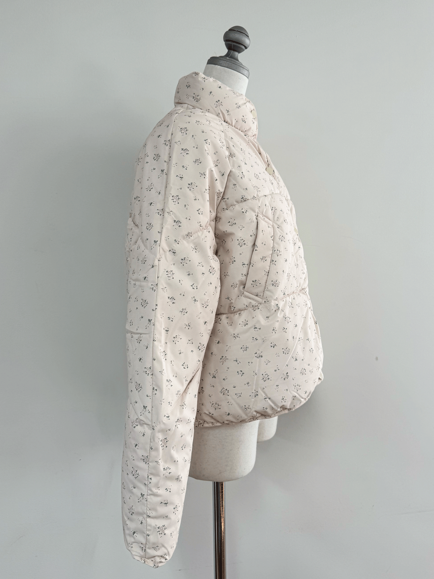 小花柄ブルゾン