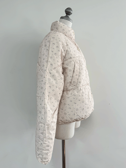 小花柄ブルゾン