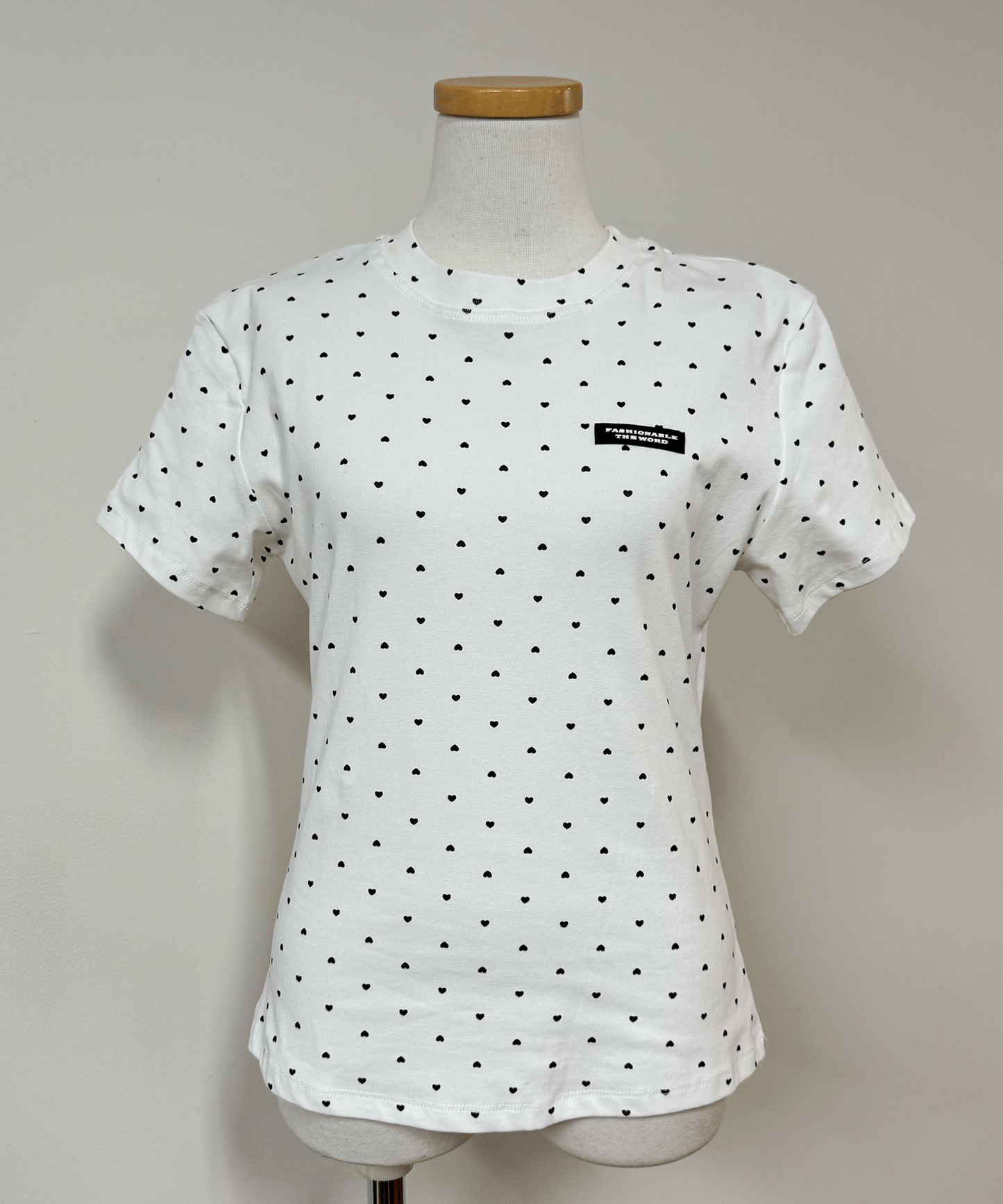 【Official限定価格】シュシュ付きハートドットTシャツ