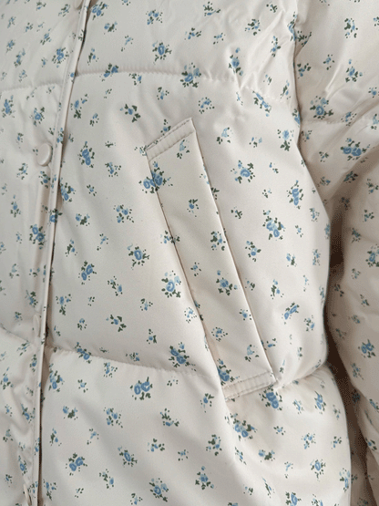 小花柄ブルゾン