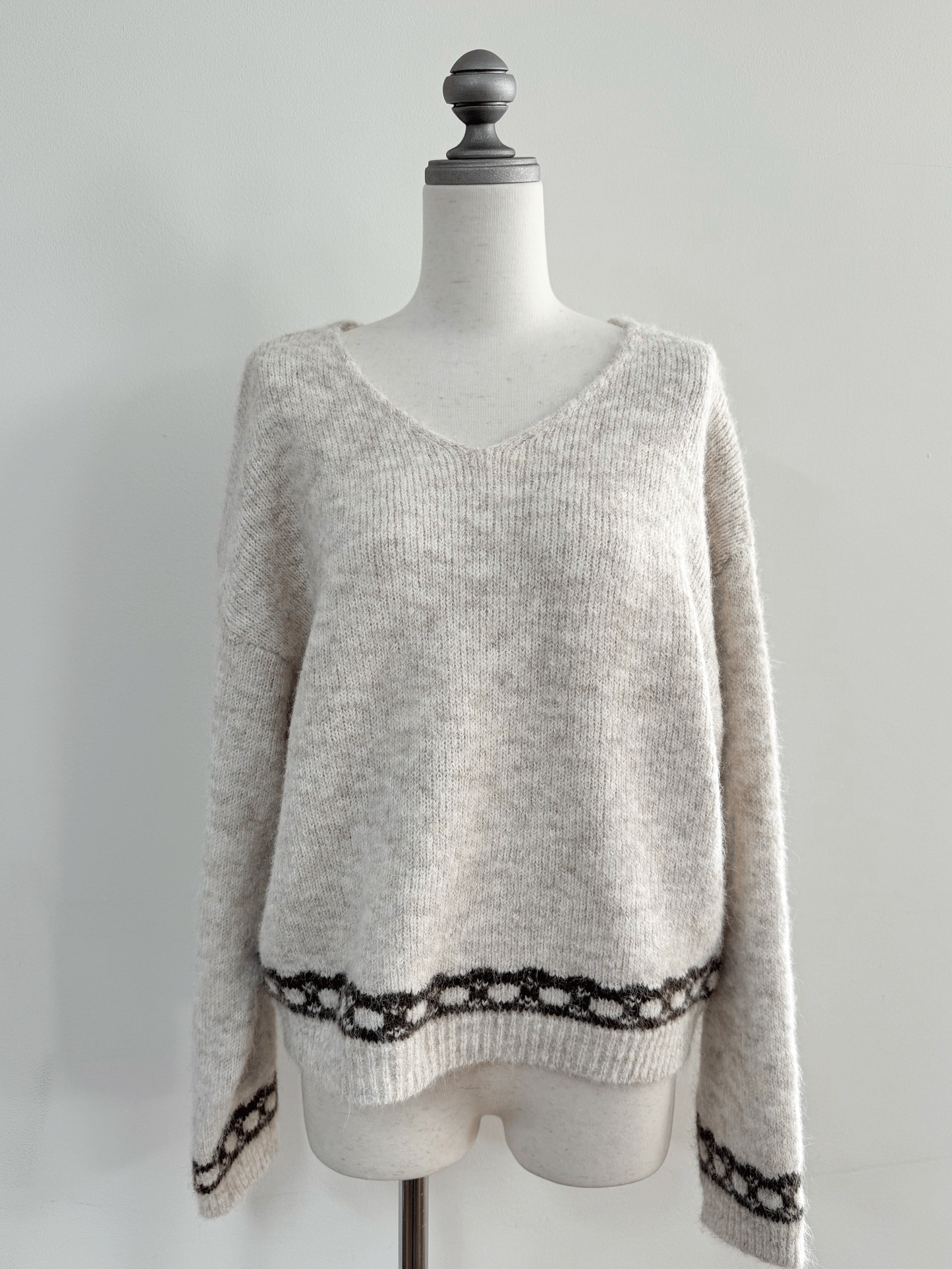 【Official限定価格】リボンショール付きニット