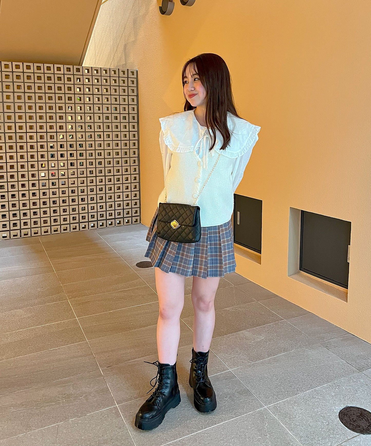 【OFFICIAL限定販売】ニットベスト×ブラウスSET