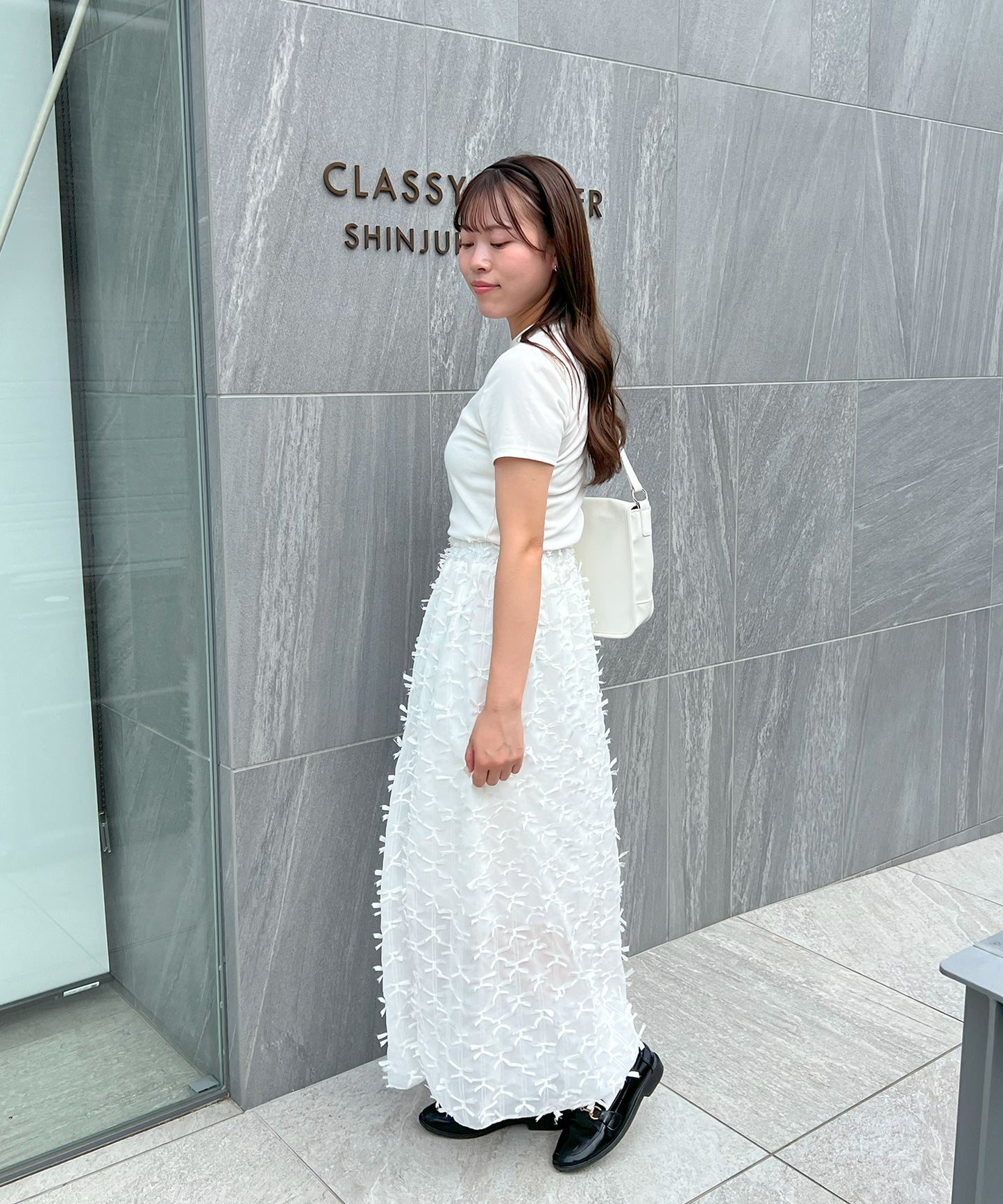 【Official限定販売商品】リボンシフォンスカート