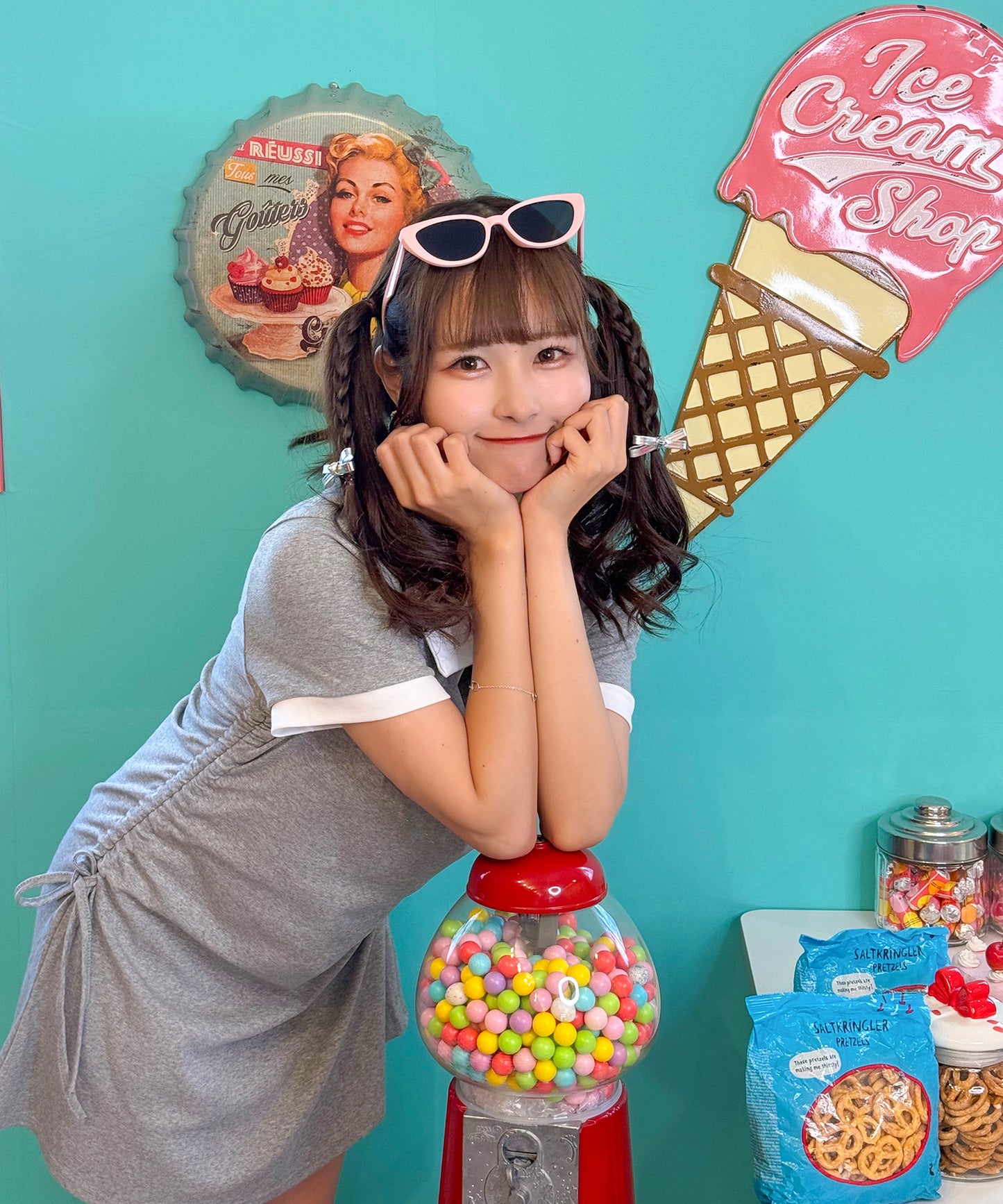 スキッパーカットポロワンピ