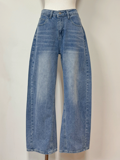 【Official限定価格】バッグラインストーンデニムパンツ