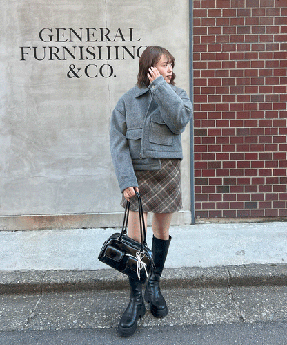 【Official限定価格】ブラッシュドブルゾン