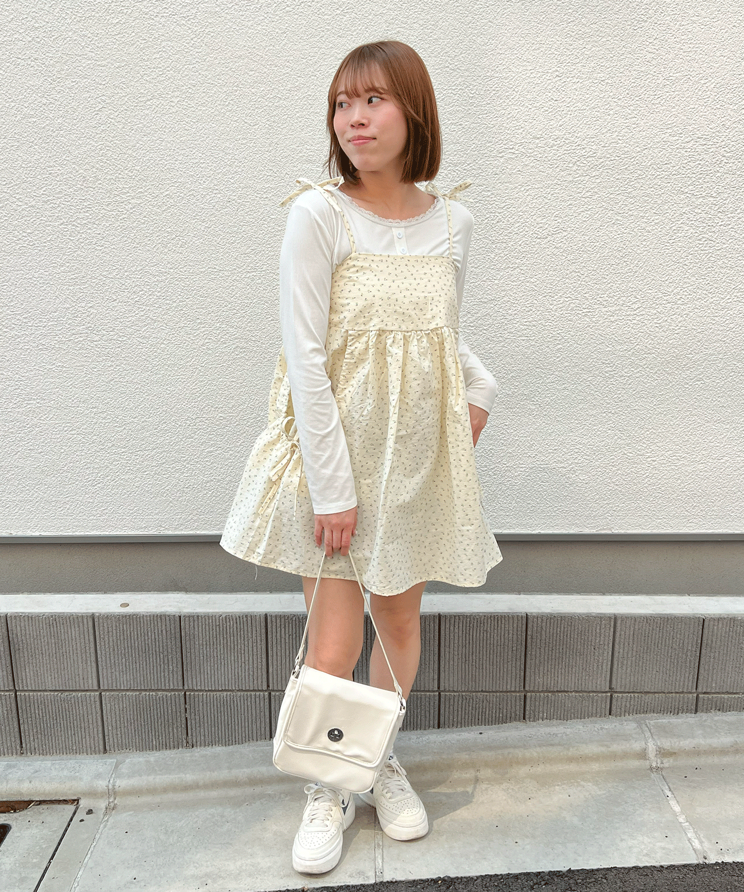 小花柄キャミチュニック