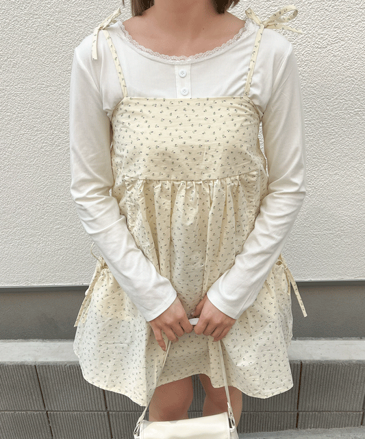 小花柄キャミチュニック