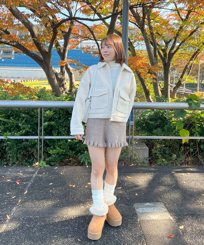 【Official限定価格】ブラッシュドブルゾン