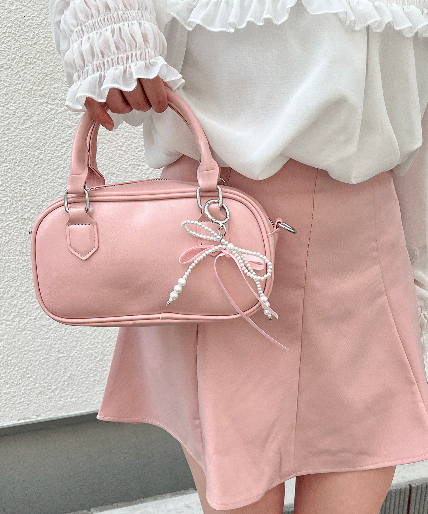 チャーム付きミニボストンBAG