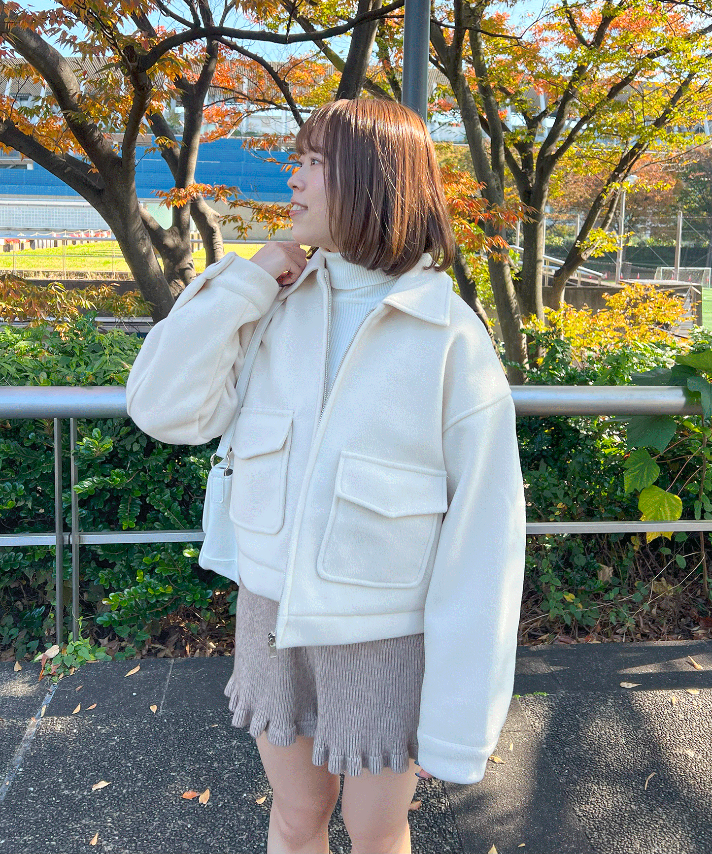 【Official限定価格】ブラッシュドブルゾン