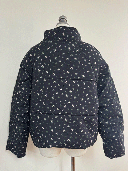 小花柄ブルゾン