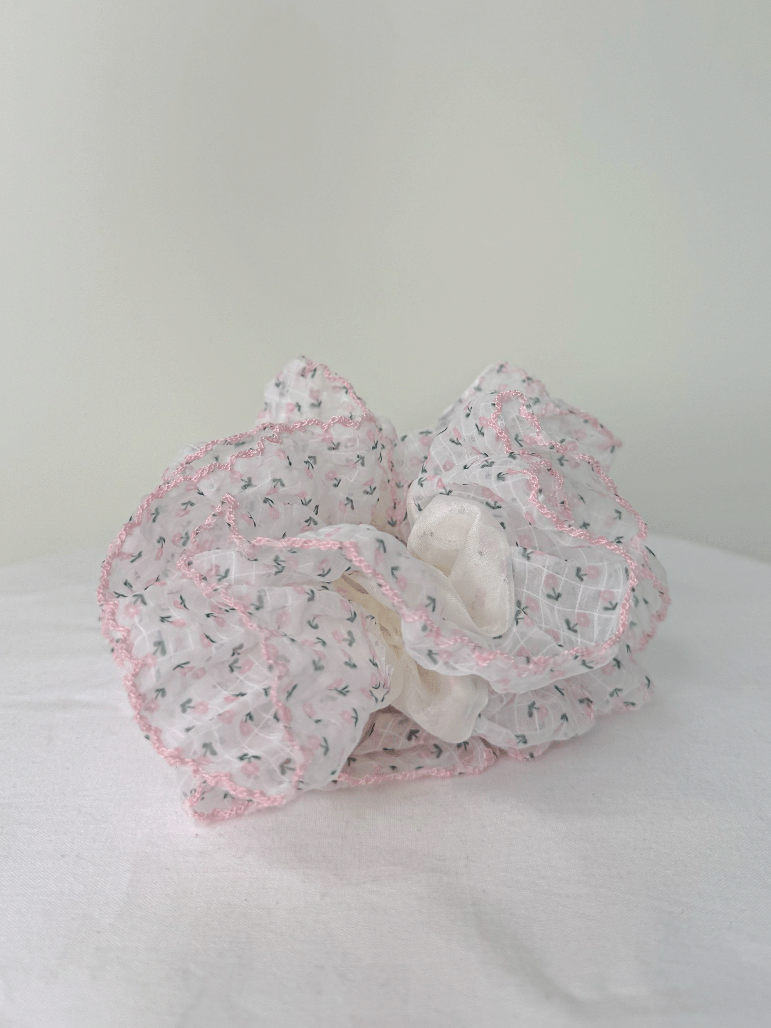 ◆華やかでかわいい♡◆CHANEL シュシュ ポップな柄がかわいい♪【CHANEL】25P リボン シュシュ (CHANEL