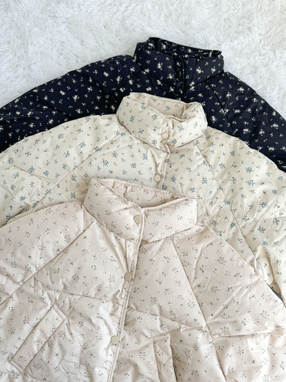 小花柄ブルゾン