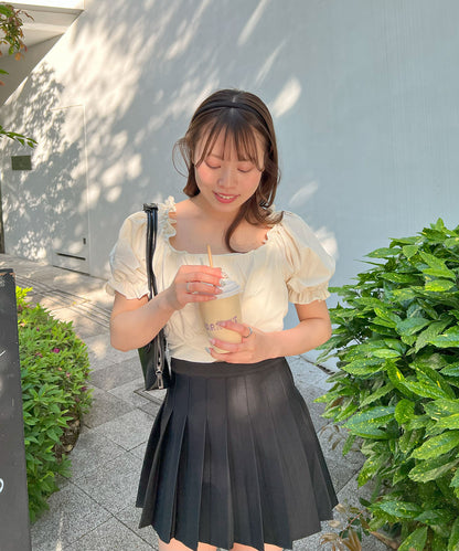 バックリボン2WAYブラウス