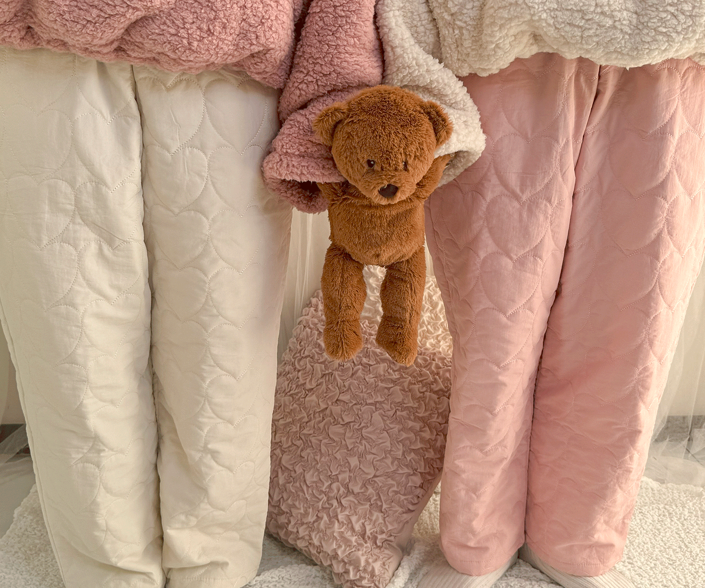 【Official限定販売】ハートキルティングパンツ
