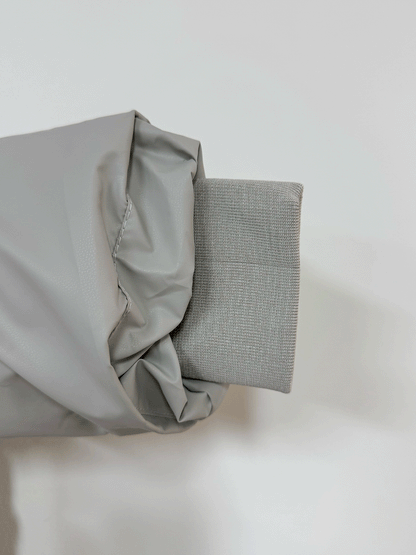 ボア襟付きパフブルゾン