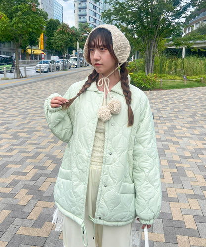 裏地ボア中綿ジャケット