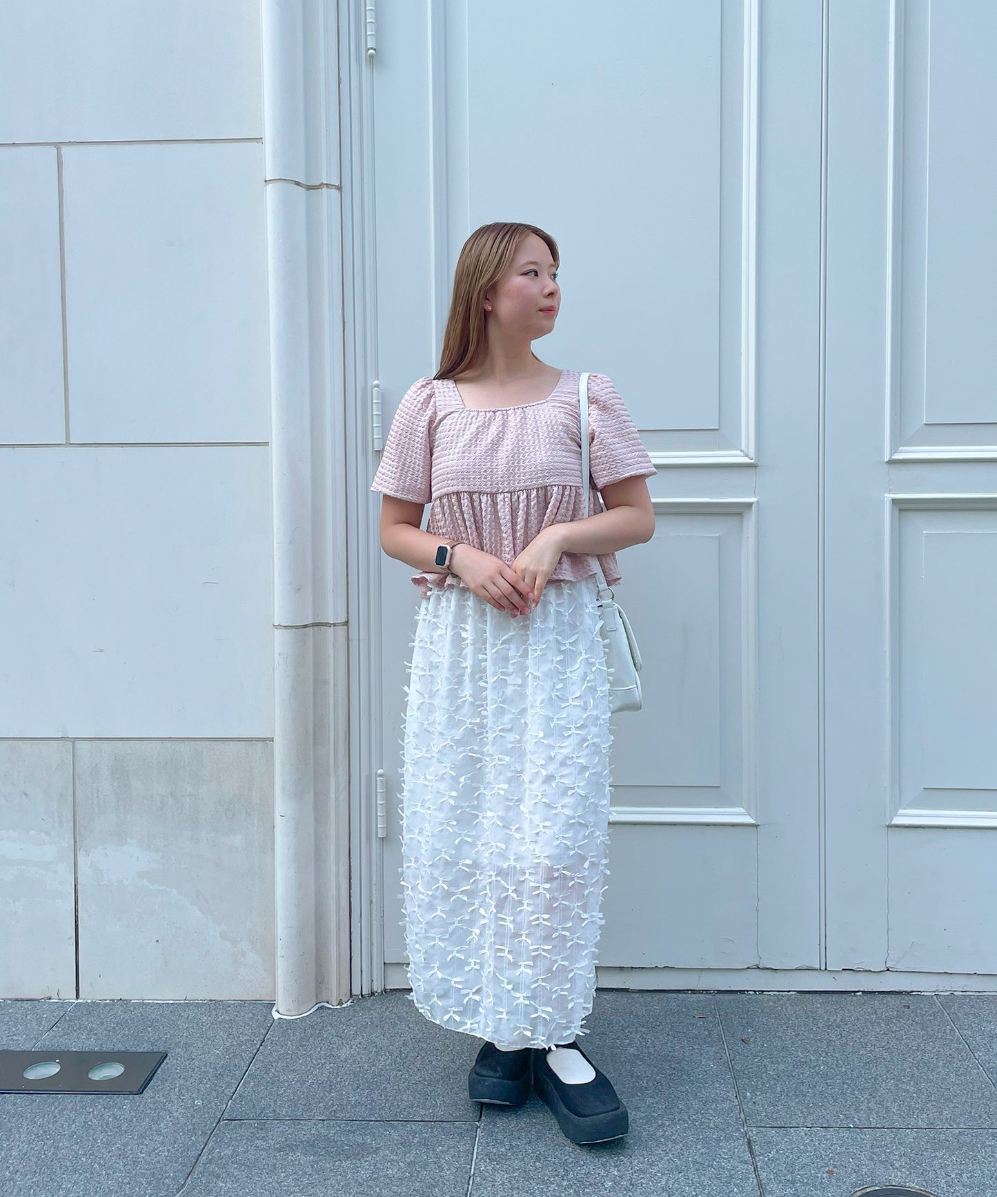 【Official限定販売商品】リボンシフォンスカート