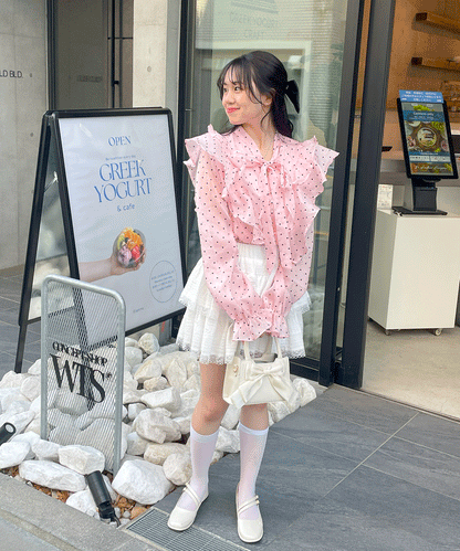【Official限定価格】ハートフロッキーシャインブラウス