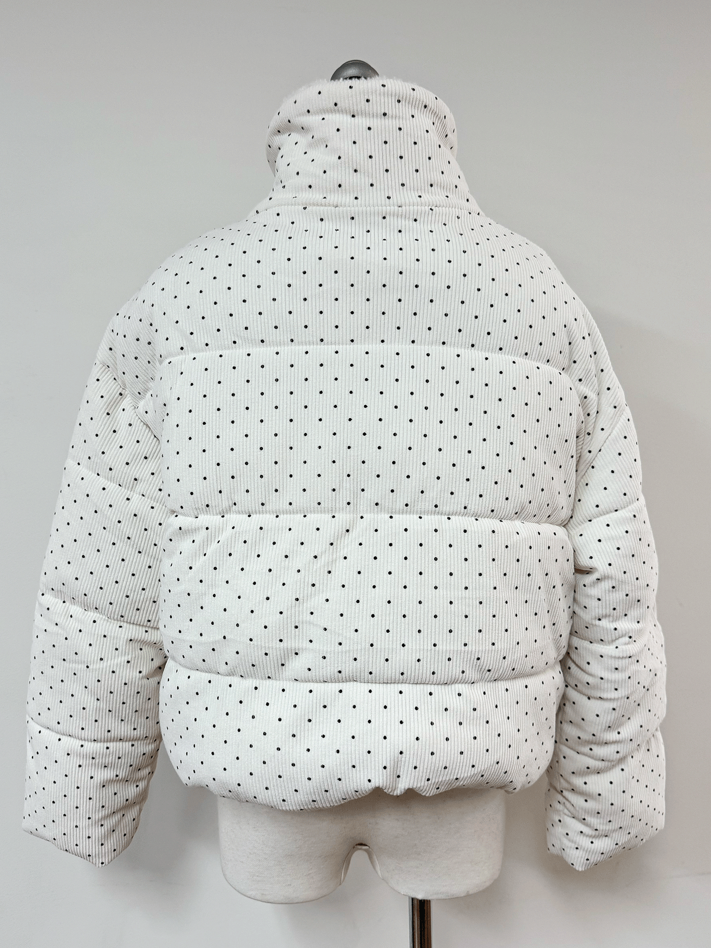 コーデュロイドットパフブルゾン