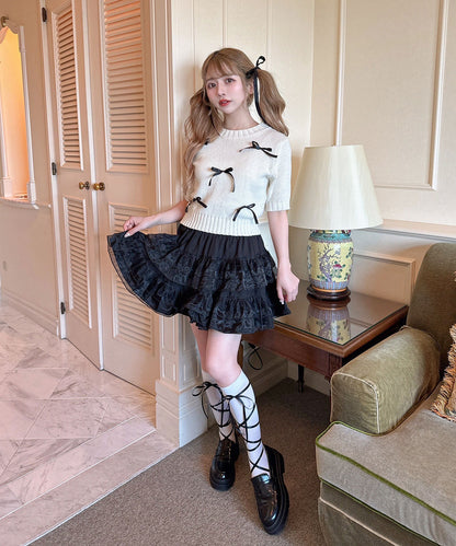 ティアードミニスカート