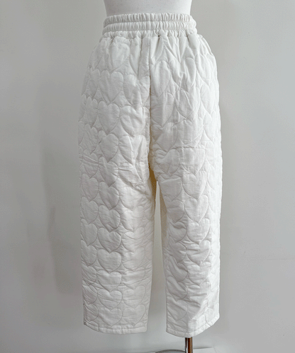 【Official限定販売】ハートキルティングパンツ