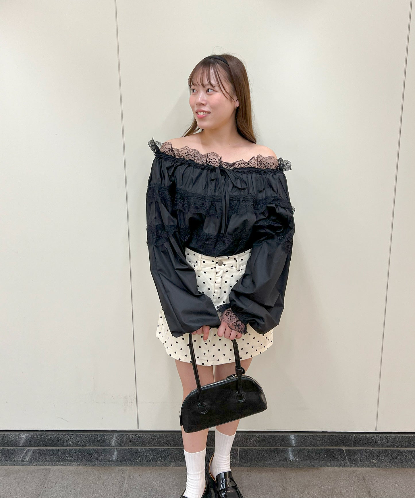 【Official限定販売】2WAYレースブラウス