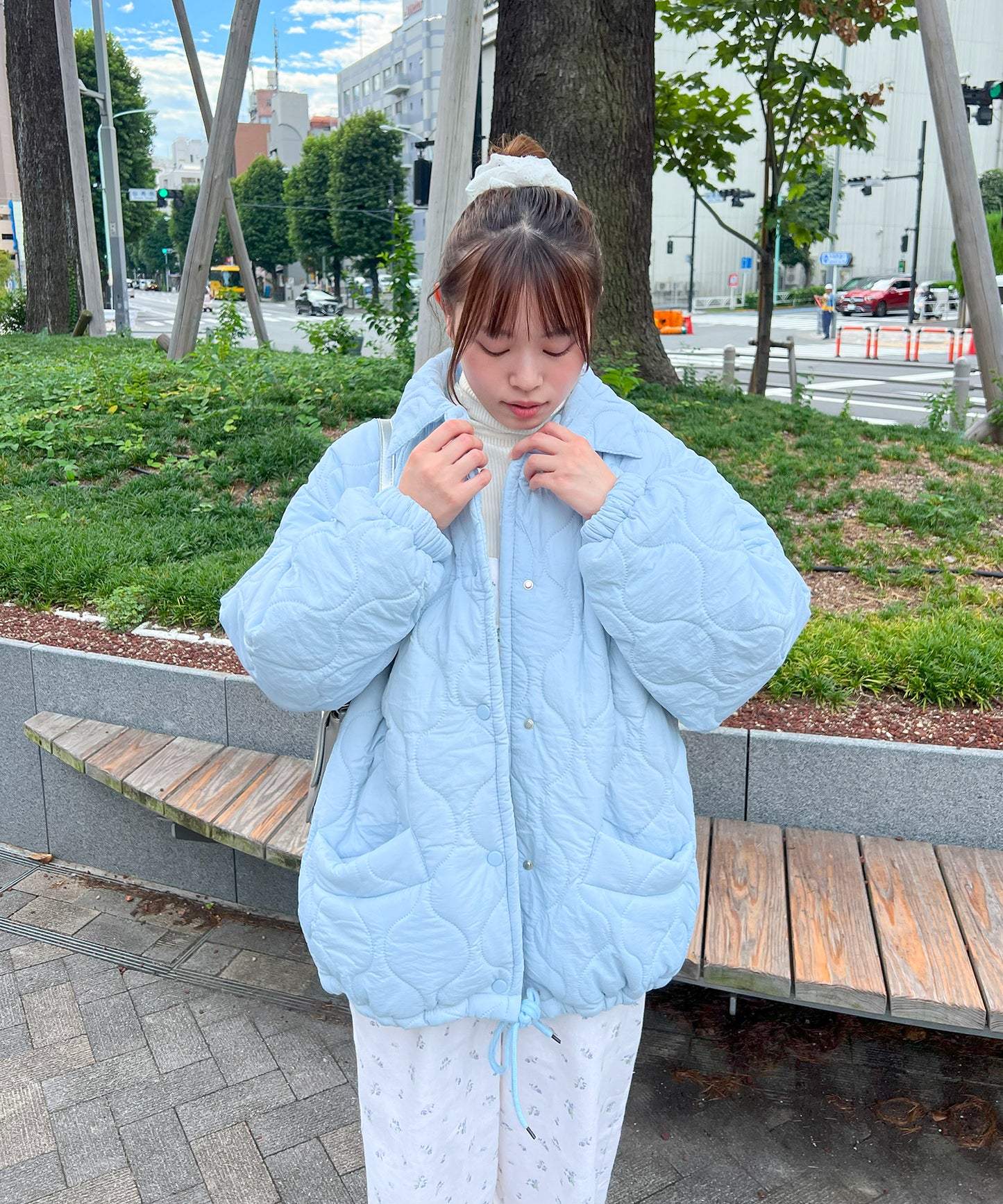 裏地ボア中綿ジャケット