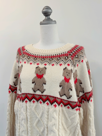 【Official限定】アニマルジャガードニット
